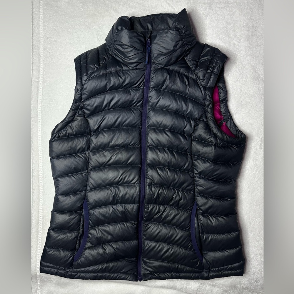 PRANA Down Vest, Lyra Puffer Women’s Dark Colored Warm Winter Coat Size Small S - Picture 2 of 10